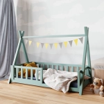 Łóżko tipi z barierkami